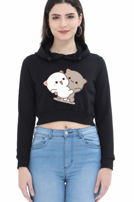 Milk and Mocha | Crop Hoodie - Image 4