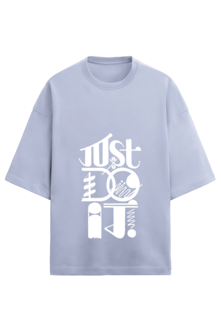 Just Do it | Os Terry T-shirt - Image 2