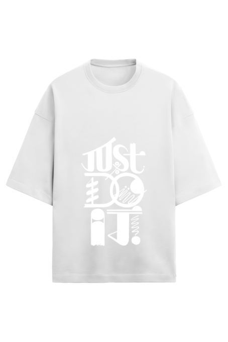 Just Do it | Os Terry T-shirt - Image 4