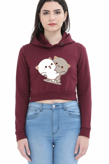 Milk and Mocha | Crop Hoodie - Image 3