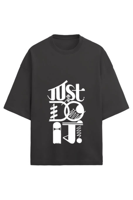 Just Do it | Os Terry T-shirt - Image 3